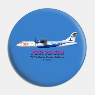 Avions de Transport Régional 72-500 - TACV Cabo Verde Airlines Pin