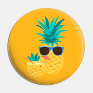 Hawaiian Pineapple T-Shirt with Sunglasses – Cool Tee Shirt Pin