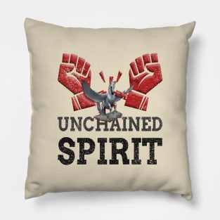 unchained spirit Pillow