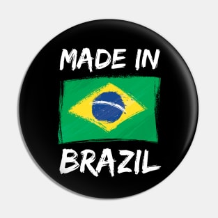 Made In Brazil Pin