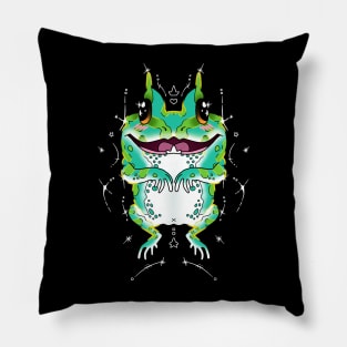 A toad-ally cute frog Pillow