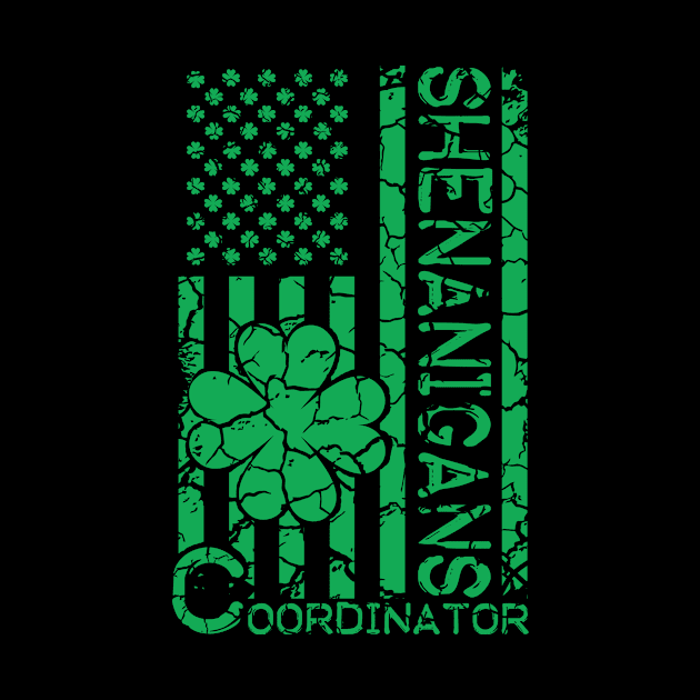 American Flag Shenanigans Coordinator St Patrick's Day by issambak