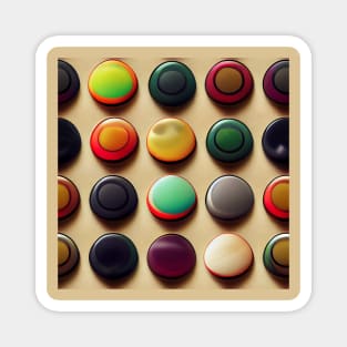 DOTS AND BUTTONS Magnet