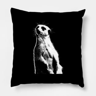 Meerkat live in southern Africa Pillow