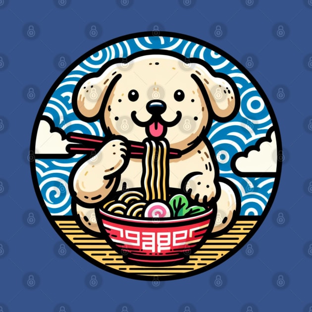 Ramen life poodle dog by Japanese Fever