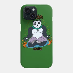 yoga panda Phone Case