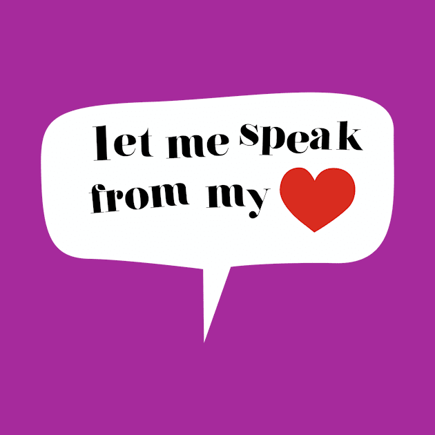 Let me Speak T-Shirt by moha22