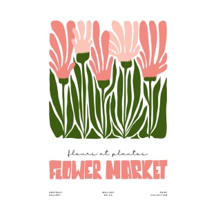 Fleur At Plantes Flower Market Pink T-Shirt