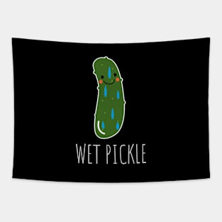 Wet Pickle Funny Pickle Tapestry