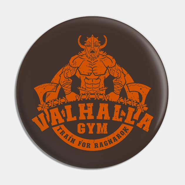 Valhalla Gym (Mono) Pin by nickbeta