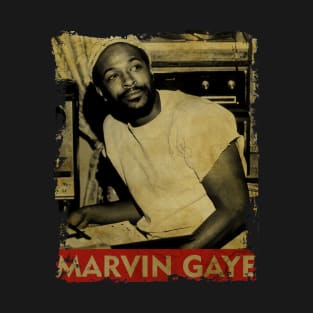 TEXTURE ART-Marvin Gaye - RETRO STYLE T-Shirt