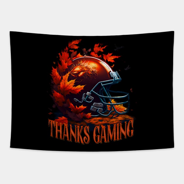 Thanks gaming thanksgiving Tapestry by design-lab-berlin