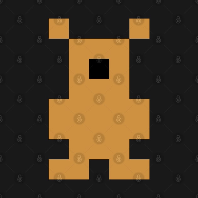 Pixel Teddy Bear by Bumblebeast