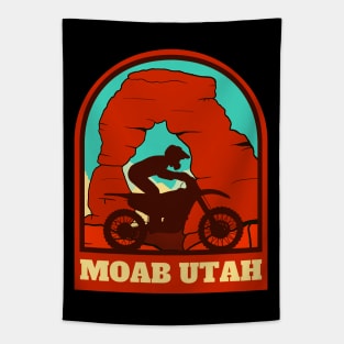 Retro Moab Utah Tapestry