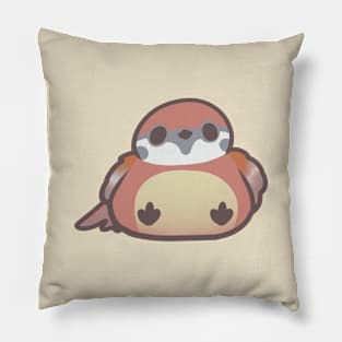 Cute Little Sparrow Bird Pillow