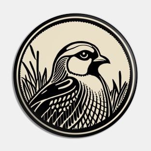 Good Ol Bobwhite Patch with Black Outline - If you used to be a Bobwhite , a Good Old Bobwhite too, you'll find this bestseller critter patch design with the McLaren Tartan background perfect. Pin