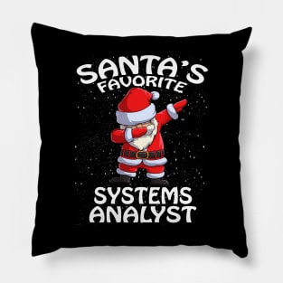 Santas Favorite Systems Analyst Christmas Pillow