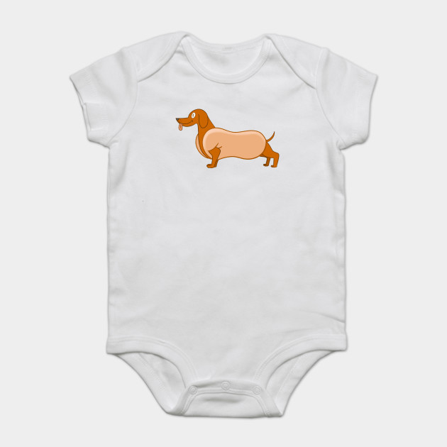 Wiener Dog Weiner Dog Baby Kurzarmbody Teepublic De