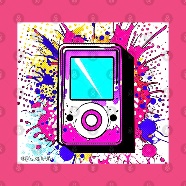 MP3 player Pop Art by Sketchy