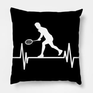 ping-pong ball heartbeat Birthday Table tennis lover Tennis Player Pillow