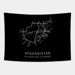 Afghanistan Road Map Tapestry