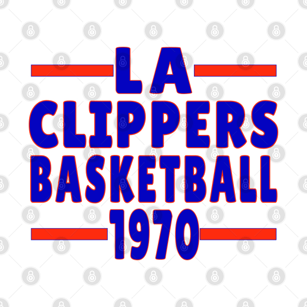 LA Clippers Basketball 1970 Classic by Medo Creations