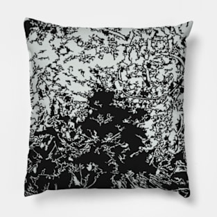 Light Dark Abstraction Pillow