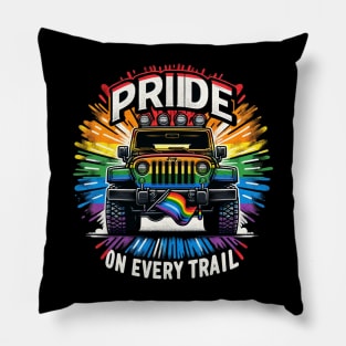jeep Pride Ride Pillow
