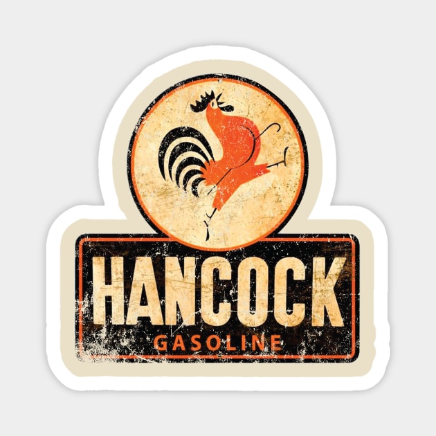 Hancock Gasoline Magnet by MindsparkCreative