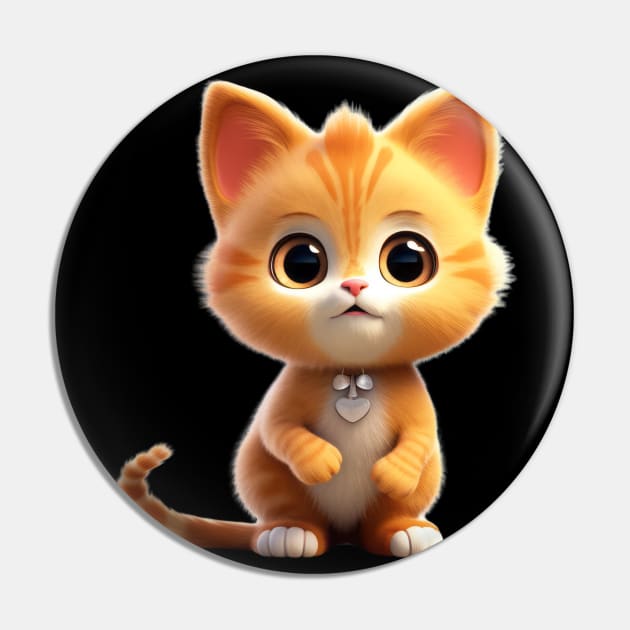 Cute Animal Characters Art 1 -kitten, tiny cat- Pin by Lematworks