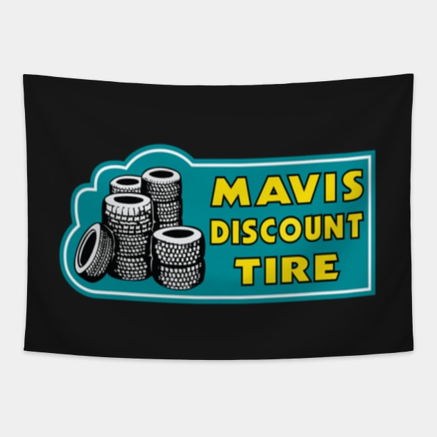 Mavis Discount Tire Tapestry by sofjac