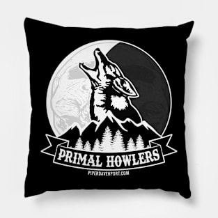 Piper Davenport - Primal Howlers Logo Pillow