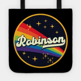 Robinson // Rainbow In Space Vintage Style Tote