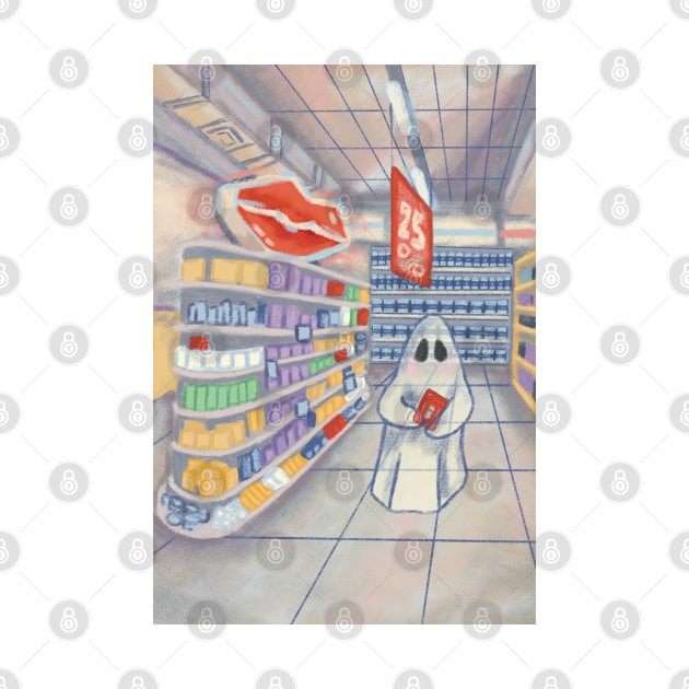 Ghost in a pharmacy by danyellysdoodles