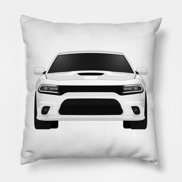 Charger White-Knuckle Pillow by VENZ0LIC