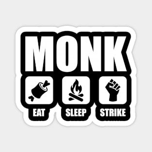 MONK Eat Sleep Strike Magnet