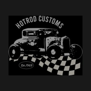 Cars Hotroad Customs Vintage T-Shirt