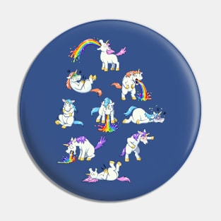Sick Unicorns Pin