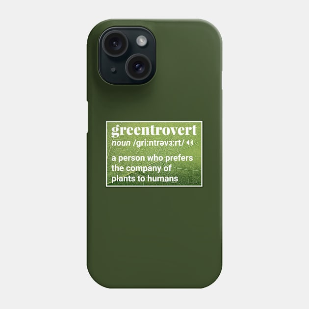 Greentrovert Phone Case by sqwear