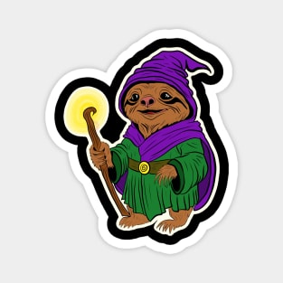 Wizard Sloth Magnet