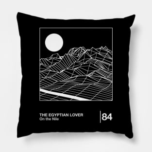 On The Nile / Minimalist Style Graphic Design Pillow