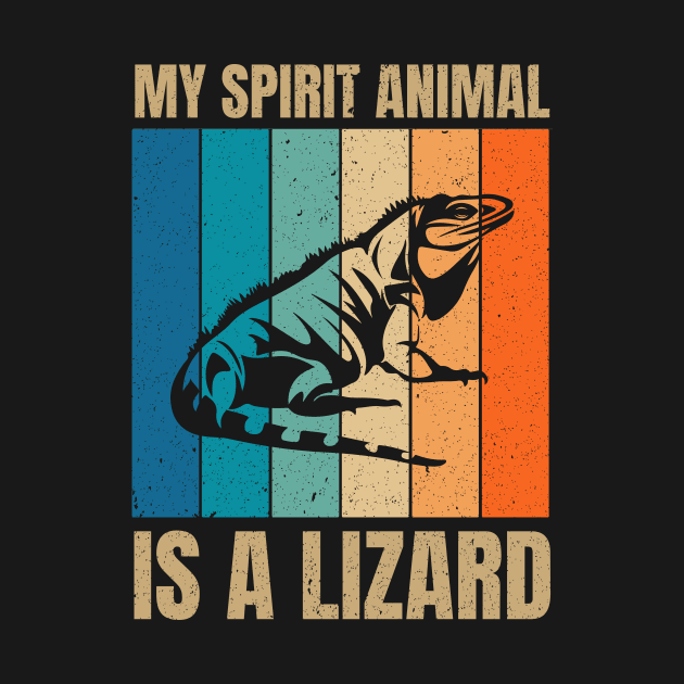 My Spirit Animal Is A Lizard Funny Lizards Lover by HenryClarkeFashion