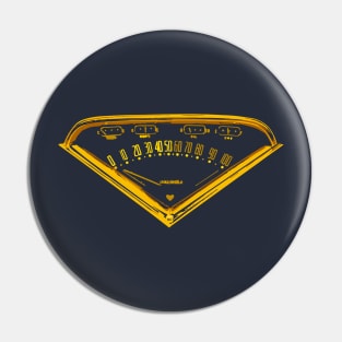 Gold 1950s Speedometer Pin