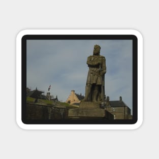 Robert The Bruce Statue at Stirling Castle, Scotland Magnet