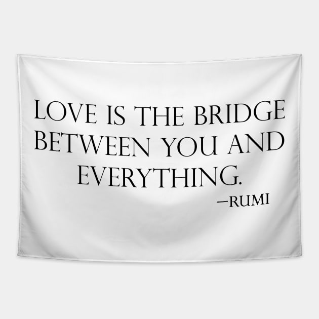 Love is the bridge Tapestry by Laevs