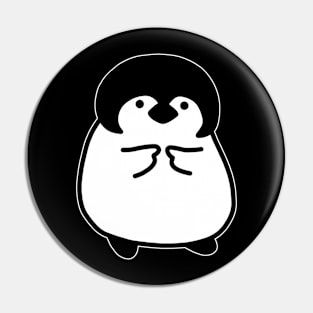 Cute Shy Penguin Pin