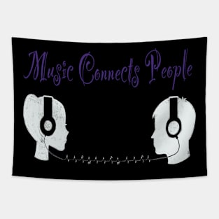 Music connects people Tapestry