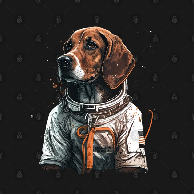 Pointer dog astronaut by JayD World