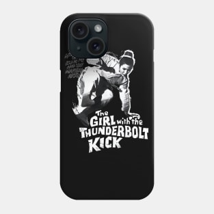 The Girl With the Thunderbolt Kick Phone Case