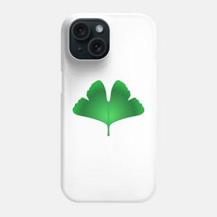 Ginkgo biloba leaf Phone Case